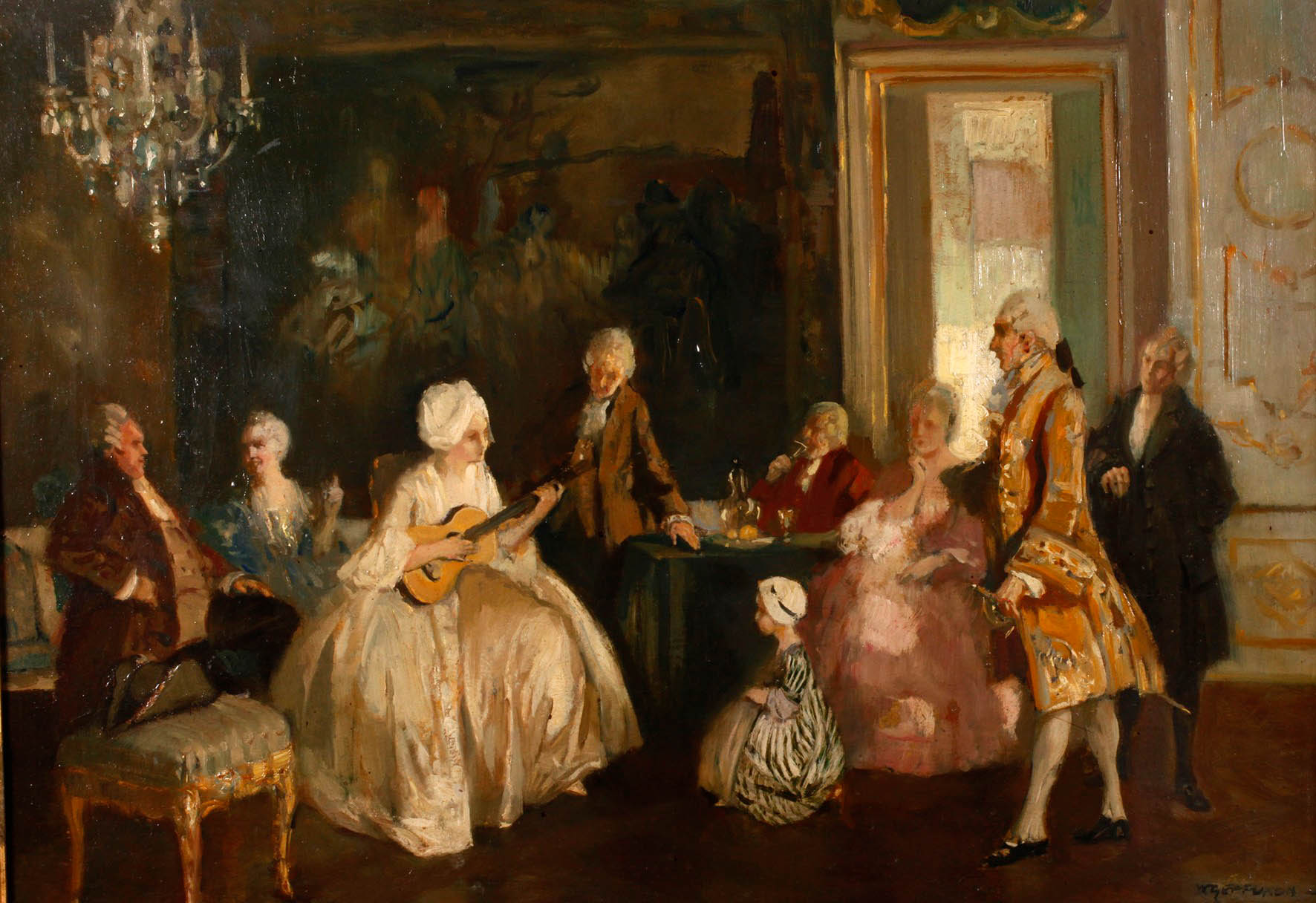 Prof. Walter Geffcken, Barocke Tafelrunde