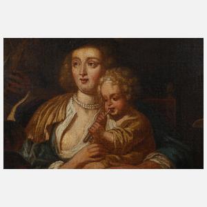 Musizierende Tischgesellschaft nach Jacob Jordaens