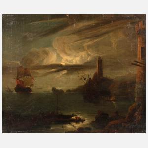 Gestrandet an felsiger Küste, Barock