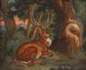 Hirschportrait nach Johann Elias Ridinger