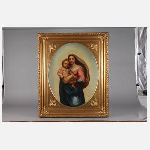 ”Sixtinische Madonna” nach Raffael