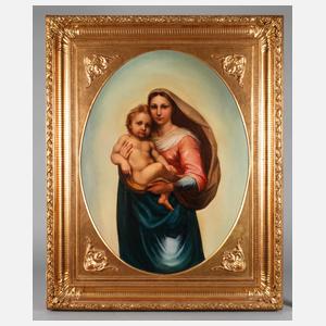 ”Sixtinische Madonna” nach Raffael