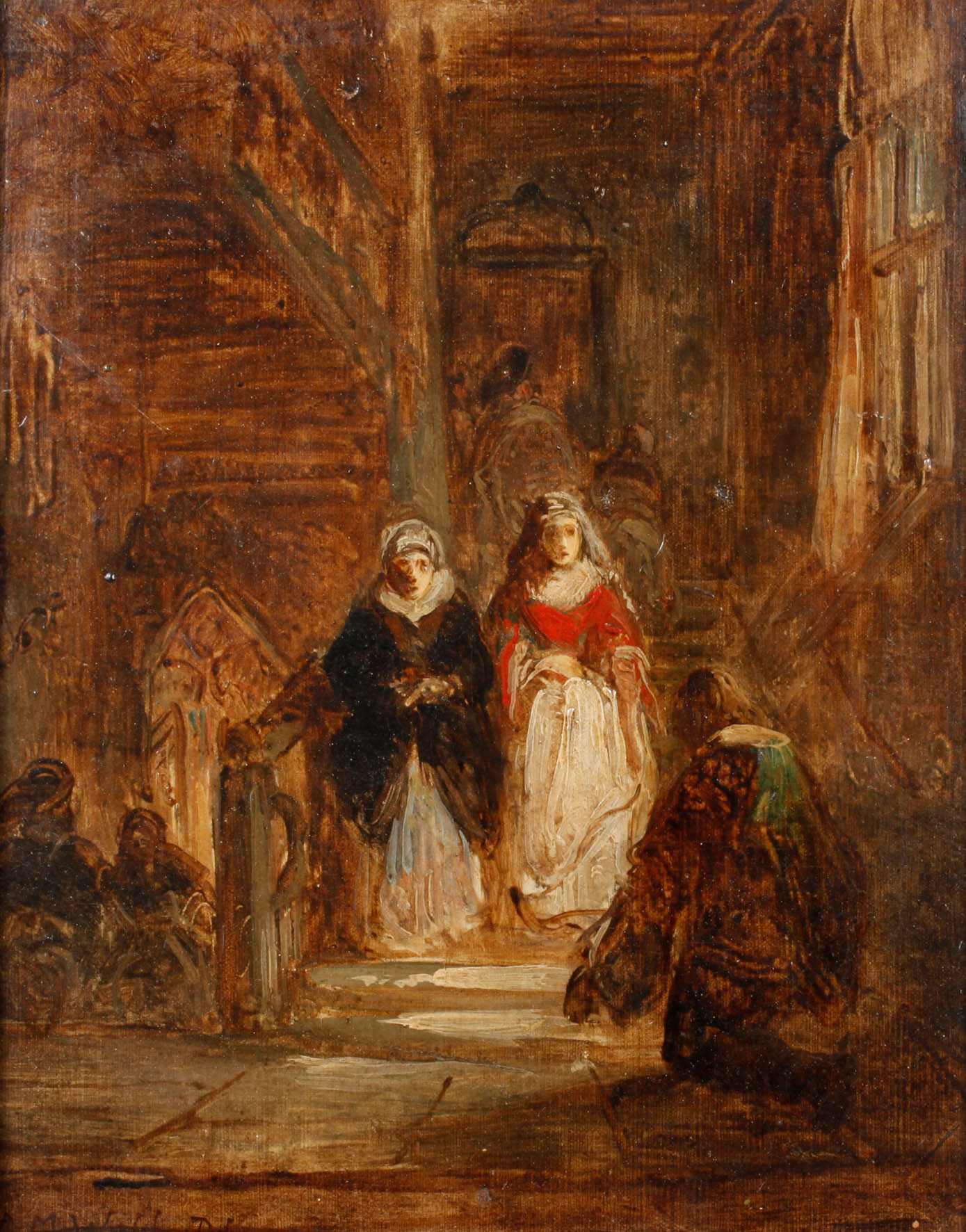 Charles Meer Webb, Begegnung im Treppenhaus