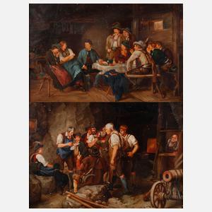 Zwei Genreszenen nach Defregger