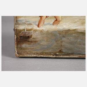 Prof. Julius Knorre, attr., ”Scene am Springbrunnen zu Königsberg”