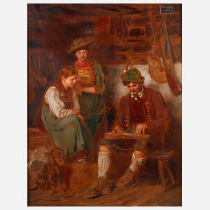 ”Der Zitherspieler” nach Franz von Defregger