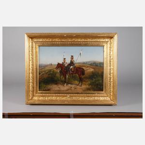 Christian Sell der Ältere, Zwei Preußische Ulanen