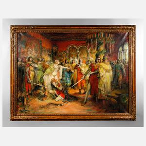 Ferdinand Leeke, Tannhäuser und der Sängerkrieg auf der Wartburg