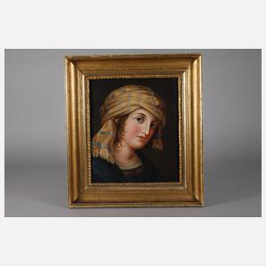 Johann Heinrich Wilhelm Tischbein, attr., Mädchenportrait