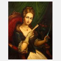 Feine Dame im Fauteuil111