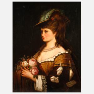 Lener, Historismus-Damenportrait