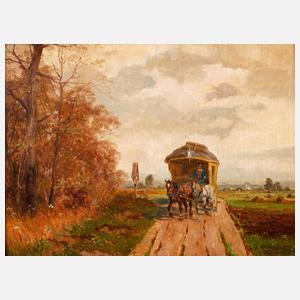 Karl Rohrhirsch, Postkutsche im Altmühltal