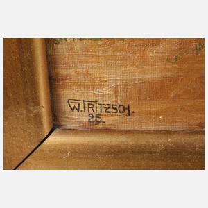 W. Fritzsch, Bauer im Garten