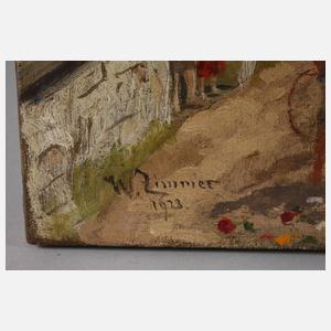 Prof. Wilhelm Zimmer, Dorfkirmes in Neuengönna bei Jena