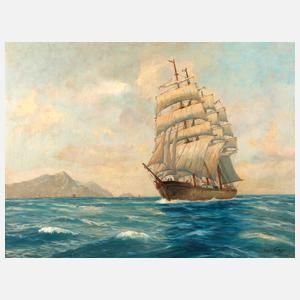 Geo Fürst, Dreimaster vor der Küste