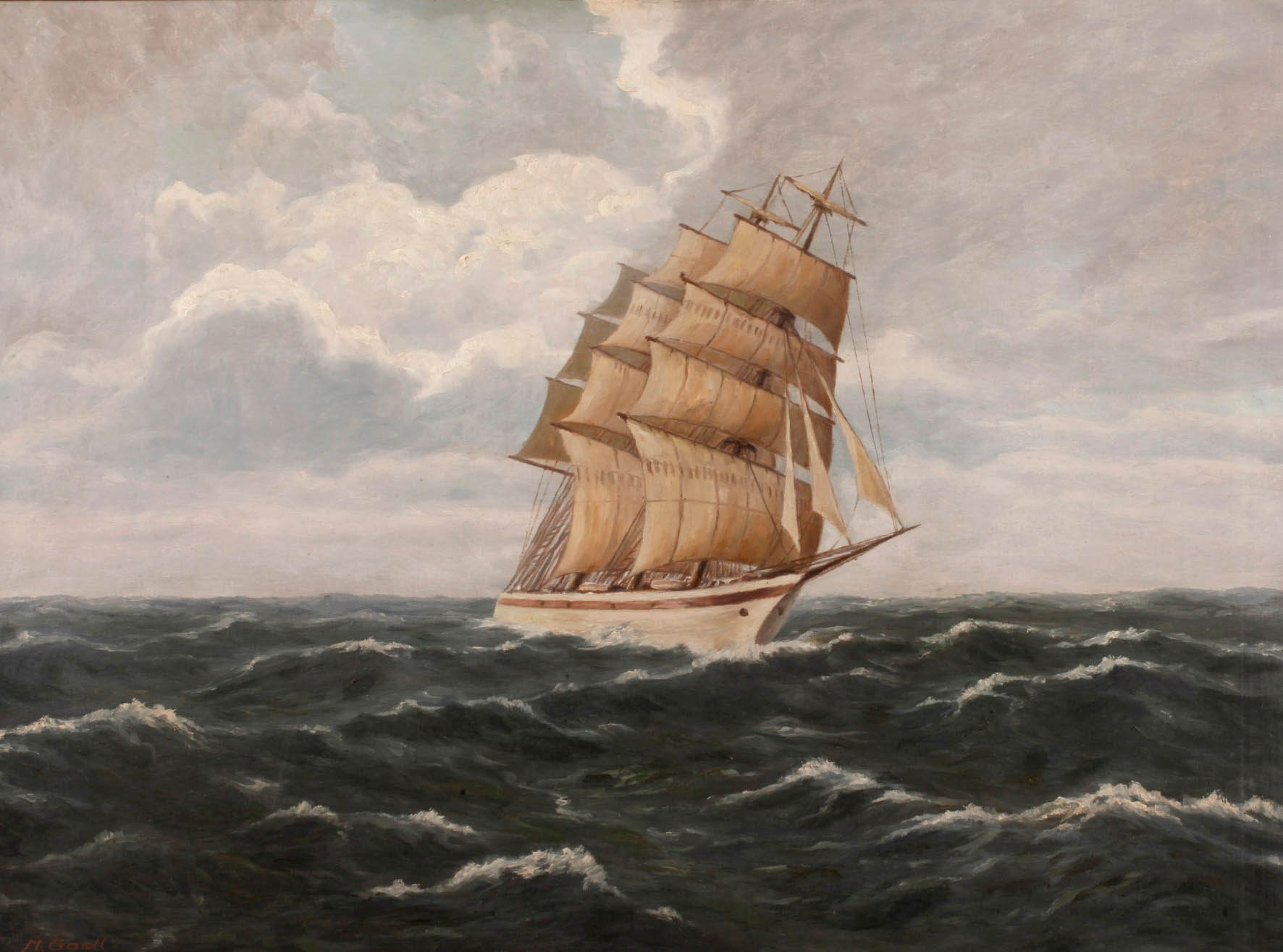 M. Gastl, Auf hoher See