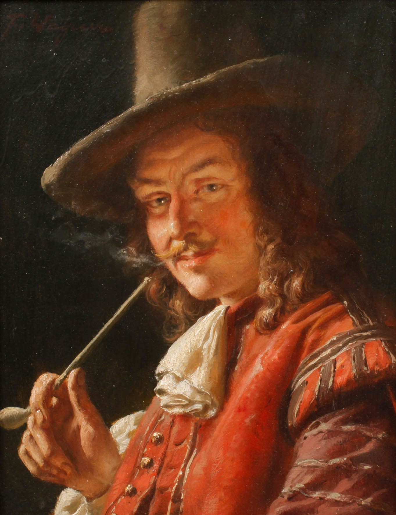 Fritz Wagner, Pfeifenraucher