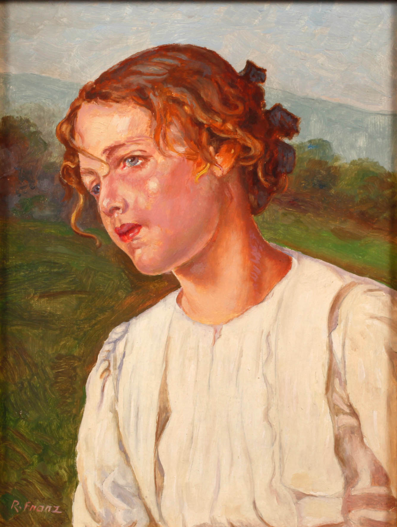R. Franz, Mädchenportrait