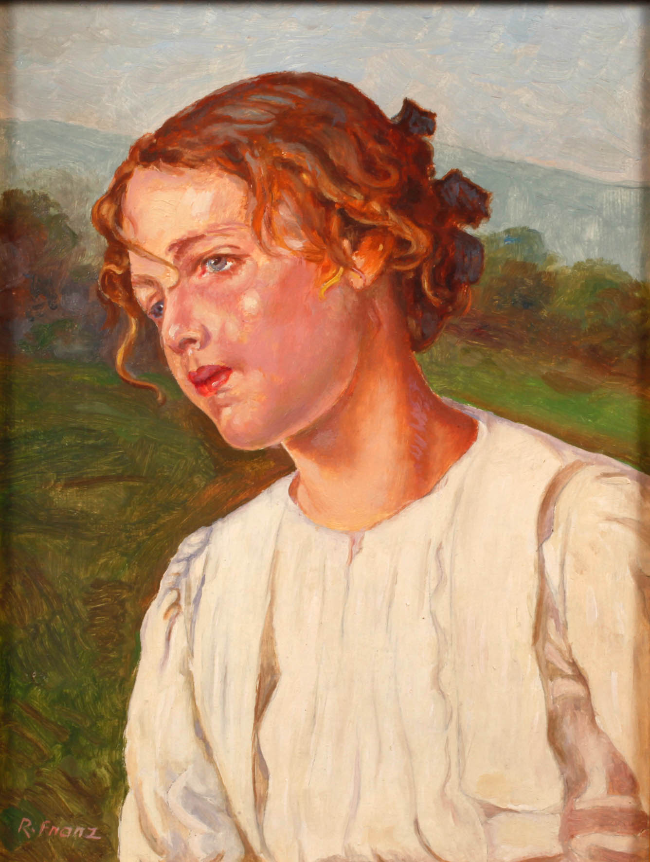 R. Franz, Mädchenportrait