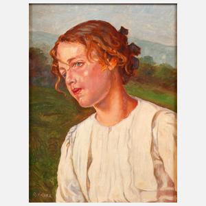 R. Franz, Mädchenportrait