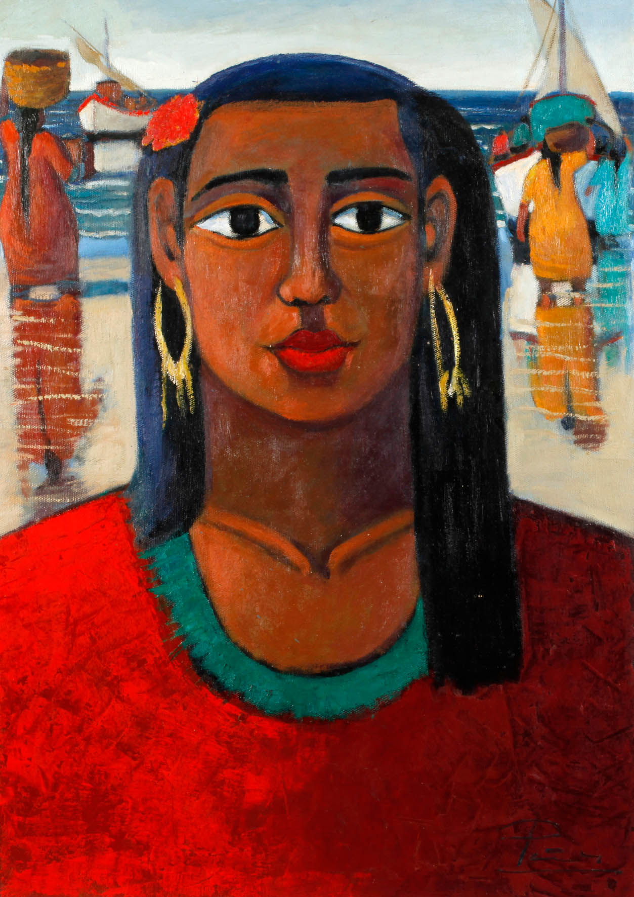 Balinesisches Mädchenportrait