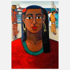 Balinesisches Mädchenportrait