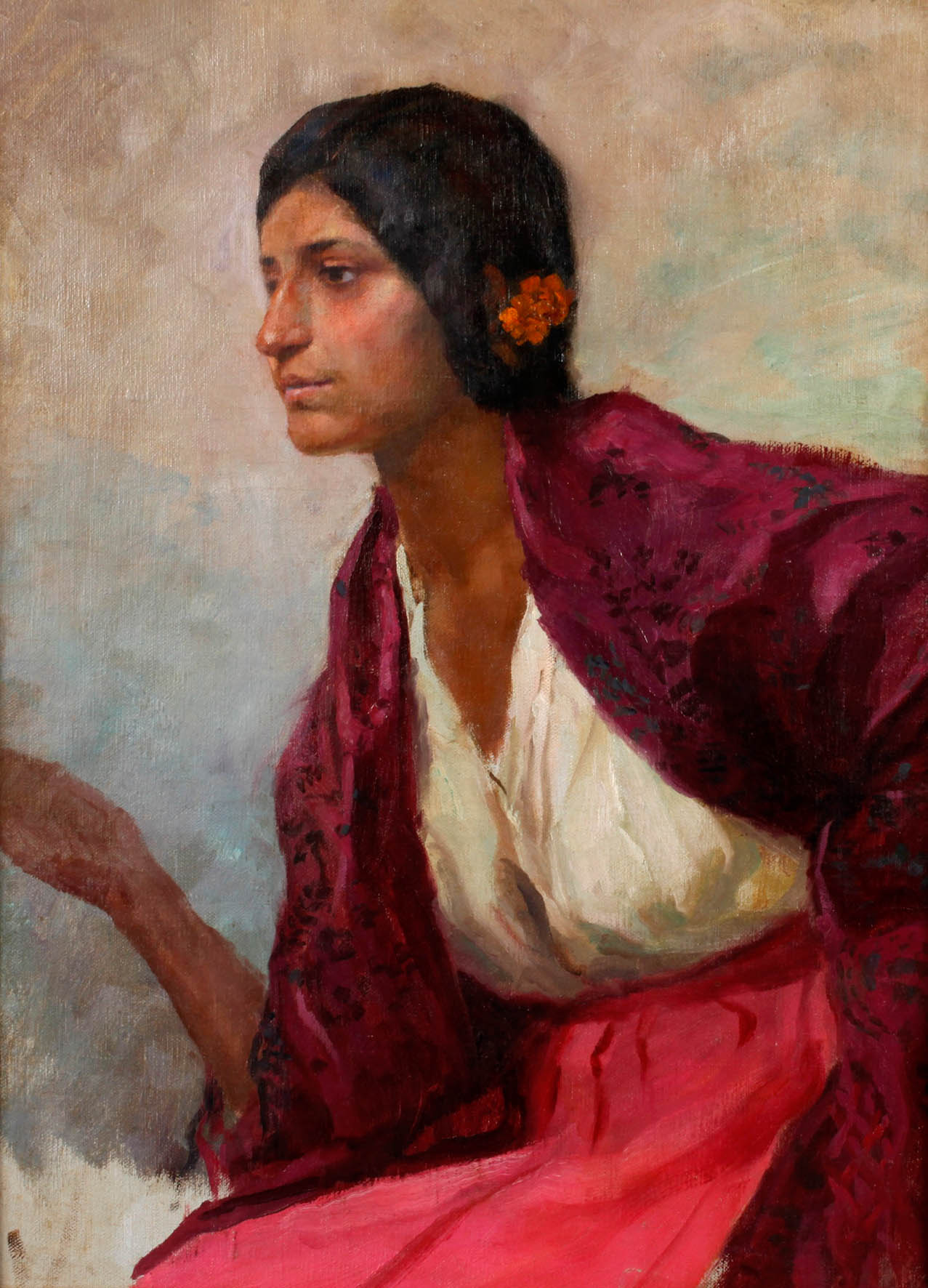 Paul Schramm, attr., Italienerin