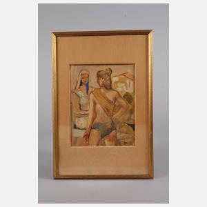 Prof. Ugo Claus attr., Am Strand