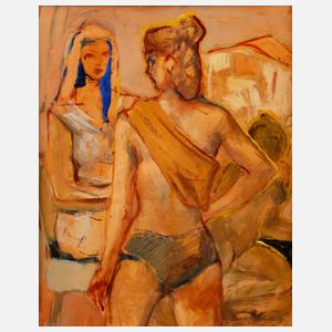 Prof. Ugo Claus attr., Am Strand