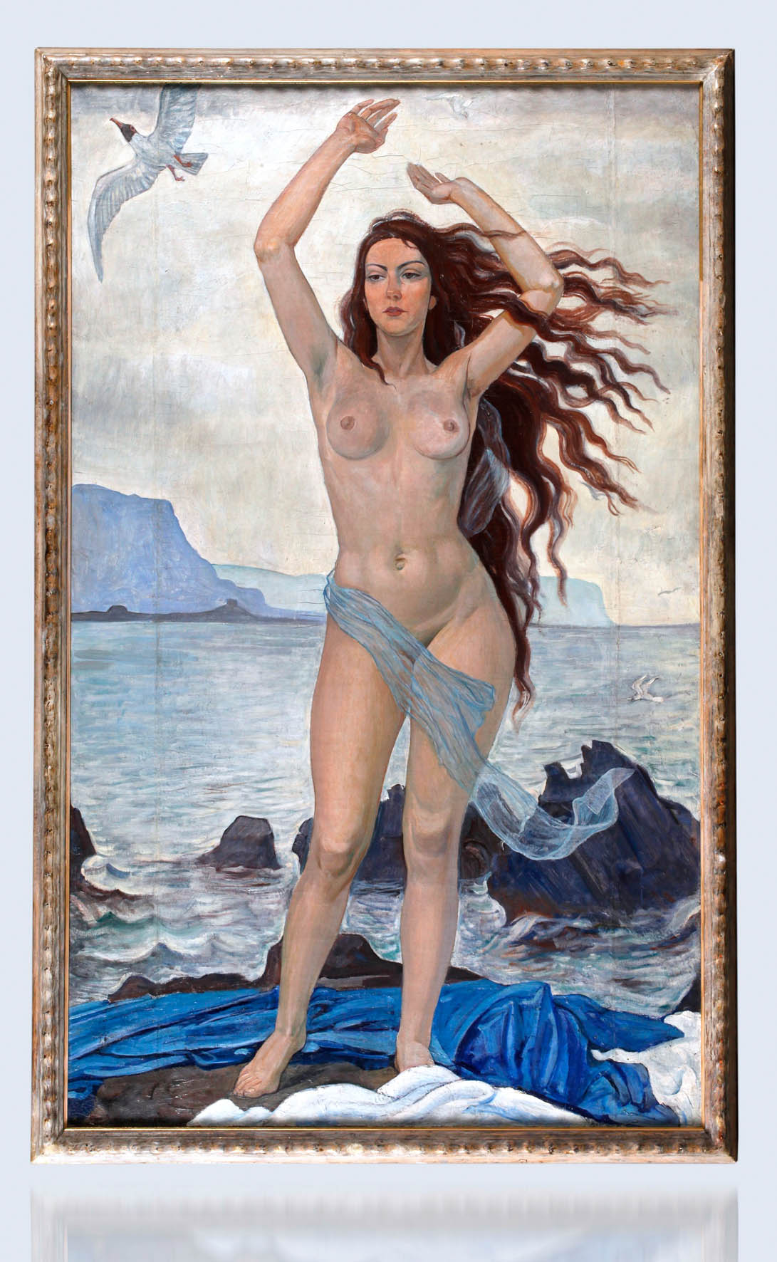 Max Beringer, Mädchenakt am Meer