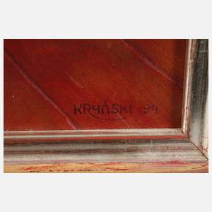 Ryszard Krynski, Nackte Akkordeonspielerin mit Rotwein