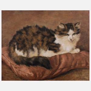 Julius Maria Adam, Katzenportrait
