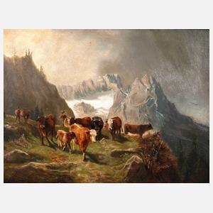 Kuhherde auf der Alm