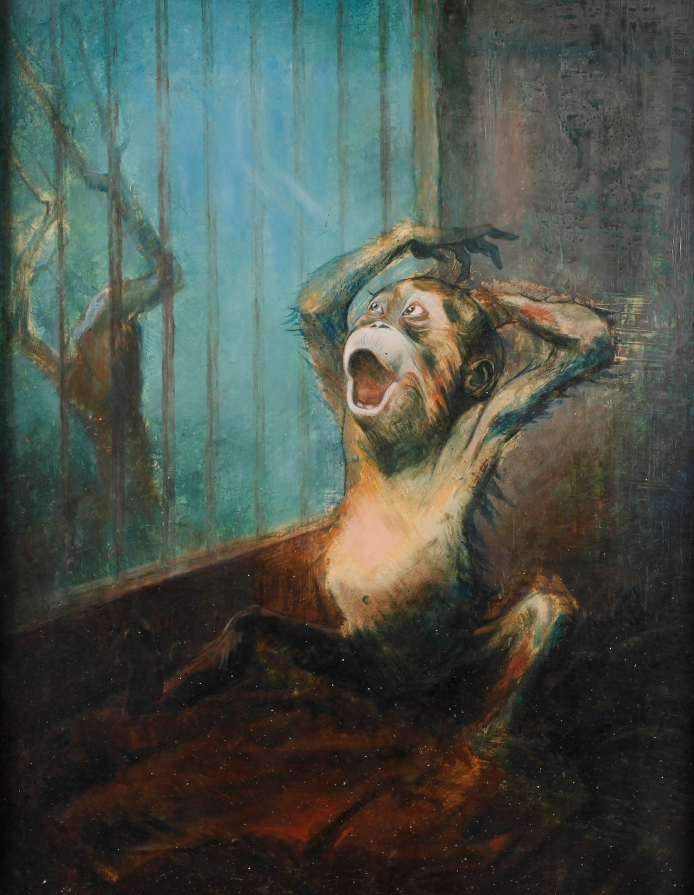 Walter Trautschold, ”Junger Orang-Utan”