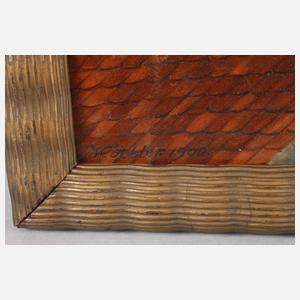 Dachlandschaft mit Taubenschlag