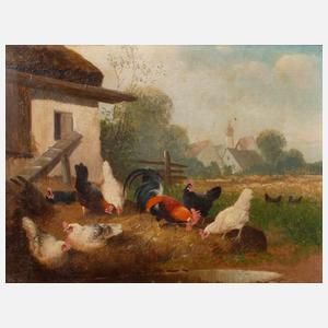 Otto Scheuerer, Auf dem Hühnerhof