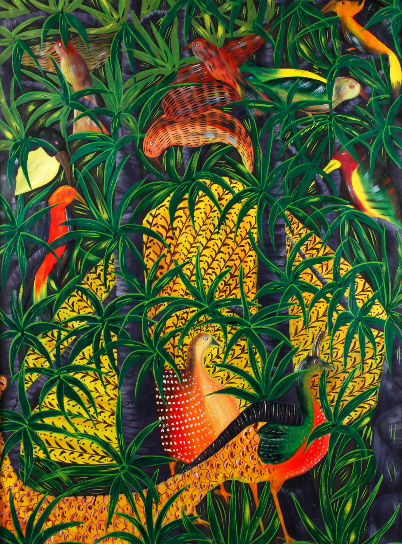 Gerald, Vögel im Dschungel