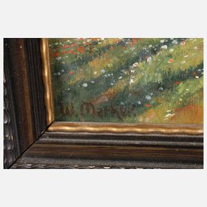 Walter Merker, Windmühle in Frühlingslandschaft