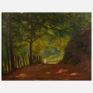 Hans Rudolf Hentschel, Sommerlicher Waldweg