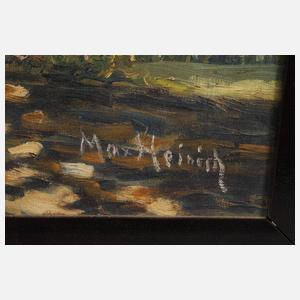 Max Heinich, Birken in Sommerlandschaft