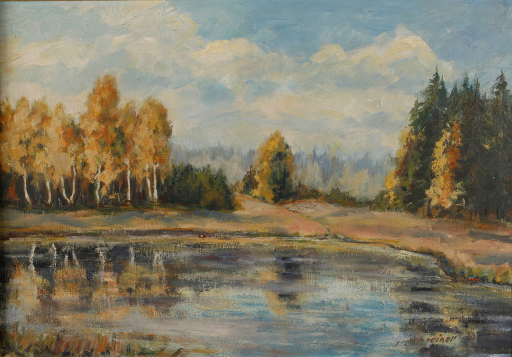 G. Schreiner, Sommerlicher See