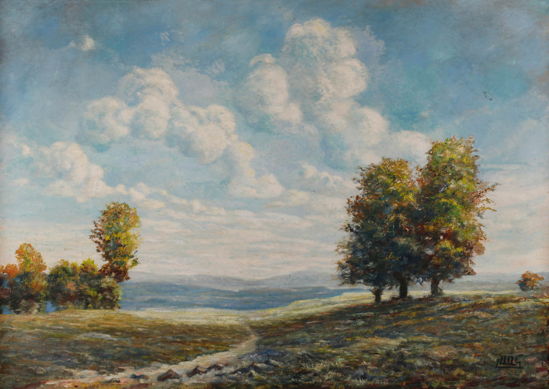 Hannes Loos, attr., Sommerlandschaft