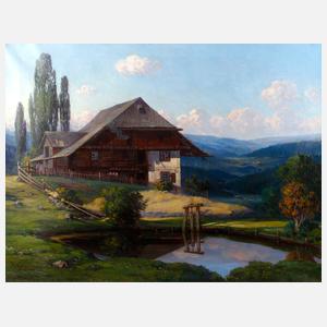 Arnold Lyongrün, Alm im Hochschwarzwald