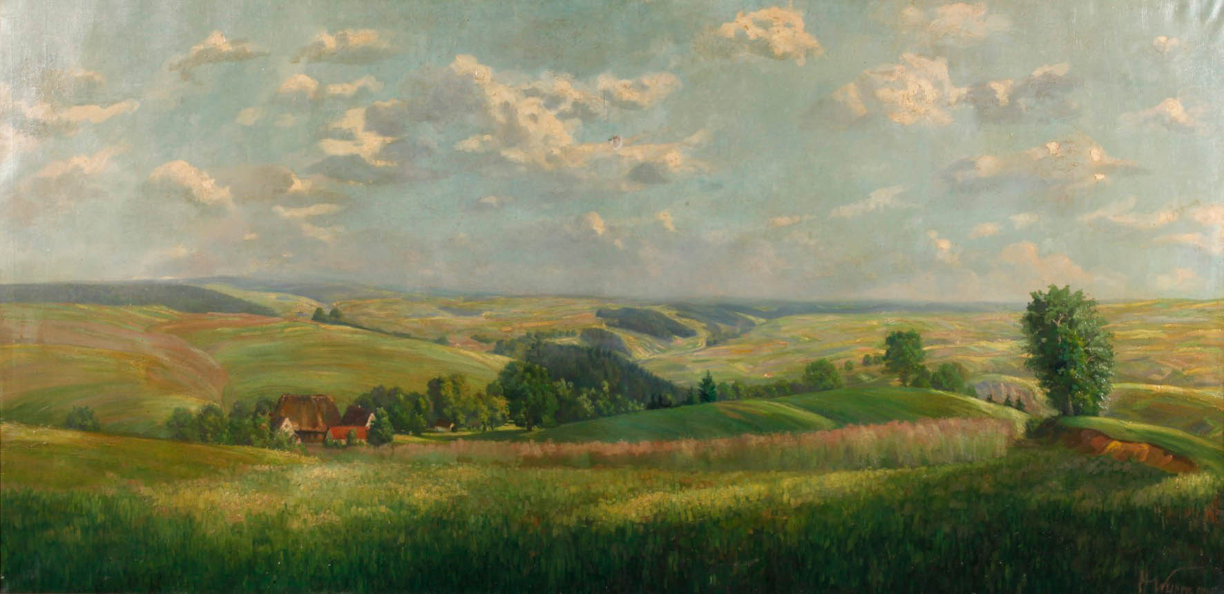 Hans Wurm, ”Weite Sommerlandschaft”