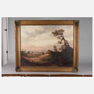 Heinz Münnich, attr., Abend in der Heide