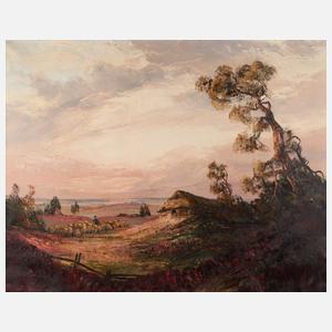 Heinz Münnich, attr., Abend in der Heide