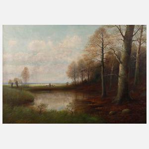 W. Seelig, Vorfrühling am Weiher