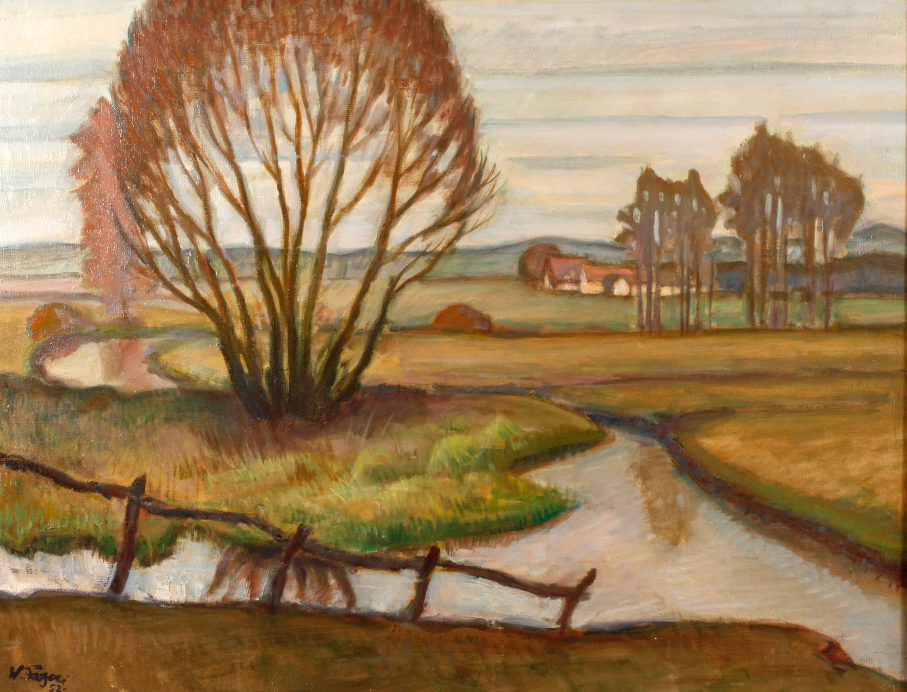 Wolfgang Jäger, ”Herbst am Bach”