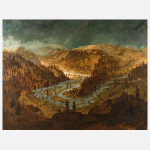 Dr. Otto Bloss, Herbstliche Flusslandschaft