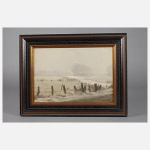 Peter van Beeck, ”Borgfelder Weide im Winter”